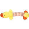 GENERIC Giocattolo divertente per cani e gatti in pile giocattolo per cani che squittiscono il giocattolo sonoro maiale giocattolo di peluche giocattolo per cani di piccola taglia giallo