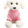 GENERIC Durevole Classico Inverno Caldo Cane Vestiti Cucciolo Gatto Giacca Moda Morbido Maglione Vestiti Per Chihuahua Yorkie XS Rosa Comodo e attraente