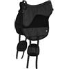 Covalliero Cuscinetto da Equitazione AiRide, Accessorio per Equitazione, Nero, 50cm, Cavalli, Lavabile in Lavatrice