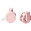 Momfin Ventilatore da collo con clip, portatile, ricaricabile tramite USB, rotazione a 360 gradi e 3 velocità, raffreddatore personale leggero per viaggi, ufficio e pendolarismo, Verde (Rosa fiore)