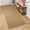 TAPISO Mono Tappeto Passatoia Runner Pelo Corto Morbido Design Moderno Monocromatico Unicolore Tinta Unita tonalità Beige Corridoio Ingresso Salotto Sala Cucina Oeko-Tex 80 x 300 cm