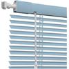 AJTXCSFOQL Senza Foratura Tende Veneziana in alluminio 120 135 118 104 98 cm, 25mm Veneziane da Interno/Esterno per Finestre, Protezione dalla luce e ai raggi solari, Kit di montaggio incluso(Sky Blue)