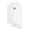 DOUZIO Copriabiti 2 PCS Cotone Custodie per Abiti Con Zip Traspirante Vestiti Sacchetti Antipolvere Copri Vestiti per Armadio Sacchetti Di Stoccaggio per Camicie Cappotti Gia(Size:90cm+110cm,Color:Più ampio)