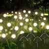 LWMTT Luci Solari Esterno Giardino,4PCS Lampade Solari da Esterno con 10 LEDs, IP65 Impermeabile Luci Giardino,IP65 Impermeabili, Luci Solari da Giardino per Scala Paesaggio Strade aiuola Vialetto