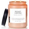 M&SENSE Candela Profumata Caffè Tostato, 550g Cera di Soia Naturale a Due Stoppini, 110 Ore di Combustione, Regalo Aromaterapia per Bagno e Soggiorno, Sollievo dallo Stress per Uomo Donna
