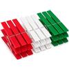 HW CASA Mollette per Bucato Mollette Bucato, Plastica Rinforzata - Colorate per Calze/Asciugamani/Vestiti - Plastica Durevole