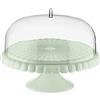 Guzzini - Tiffany, Alzata con Campana Piccola, Tortiera con Coperchio - Verde Malva, Ø 30 x h27 cm - 199401243