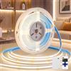 KSIBNW Striscia LED a Batteria con Telecomando 1M Bianco Naturale 4000K