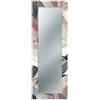 Lupia - Specchio da Parete Lungo MIRROR FANTASY LEAVES MIX 44x127 cm, Cornice Stampata, Design Moderno per Camera da Letto, Soggiorno, Ingresso, Specchio Corridoio, Specchio Design