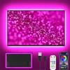 Ylatoial Striscia LED TV Retroilluminazione Intelligente 3M, 16M Colori Luce Led, App+Telecomando, Sincro Musica, USB, TV 32- 45, Home Theater/Gaming