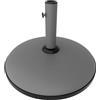 FRANKYSTAR Terra - Base per Ombrellone da Giardino Rotondo Ø45 cm Basamento da 15 kg per Ombrelloni in Cemento Grigio