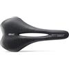 Selle Italia Sportourer by Selle Italia - Sella per Bicicletta Morbida, Resistente all'acqua, Ergonomica, Adatta a Tutti i Tipi di Bici - Nero