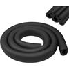 BEASAFY Isolamento dei tubi, in gomma, isolamento dei tubi, in schiuma morbida, colore nero, per isolamento dei tubi, attrezzatura da fitness, tubo di rame (diametro 19 mm)