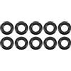 PATIKIL 6mmx3mmx1.5mm Nitrile Gomma O-Ring, 20pz Metrico Meccanico Sigillatura Guarnizioni, Nero