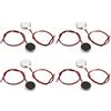 PATIKIL DC 3V 12000G/Min 10mmx2.7mm Moneta Micro Vibrazione Motore per Cellulare Telefono Argento 8pz