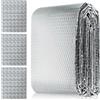 ZDL Foglio Riflettore Radiatore,Pellicola Isolante Isolante in Alluminio,Pellicola Isolante,Doppia Pellicola In Alluminio Pluriball Isolante,Pannelli Riflettori Radiatore,(5 m x 60 cm)