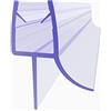 SUNXURY Guarnizione doccia 6 mm 8 mm guarnizioni doccia 100 cm guarnizione di ricambio per porta doccia PVC deflettore acqua doccia