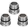 QUARKZMAN 3Pz Adattatore per Rubinetto M22 a M18 Con Guarnizione 20mm(L)