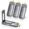 AIMIBO 2026 Trasmettitore e 3 Ricevitori HDMI Wireless, Trasmissione