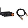 Fosi Audio ZD3 DAC da Tavolo e 2RCA a 2RCA Cavo 3.9Ft in bundle