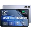 SVITOO Tablet da 12 pollici, Android 15, compatibile con app Gemini,