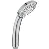 Ideal Standard - Doccia multifunzione Idealrain, soffione doccia a risparmio idrico con 3 tipi di getto (pioggia, cascata e massaggio), ugelli EasyClean, Ø 8 cm, cromato