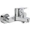 Ideal Standard Ceraflex Rubinetto per bagno, rubinetto doccia resistente con limitatore di temperatura, 20 l/min (3 bar), montaggio in superficie, attacco universale G-1/2 - Cromato (207x175x123 mm)