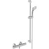 Ideal Standard CERATHERM T25 | Set miscelatore doccia 315x100x70 mm cromato, 22,0 l/min (3 bar) | Aeratore, getti variabili, funzione termostatica, risparmio idrico ed energetico, CoolBody, blocco di sicurezza