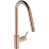 Ideal Standard - Gusto Miscelatore cucina, Bocca alta tonda, con doccetta estraibile, bocca girevole a 360°, facile da installare con fissaggio EasyFix+, Sunset Rose