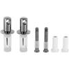 Ideal Standard - Multi Suites, Set di cerniere per sedile copriwater serie Mia in acciaio inox, J4555BJ, Cromato