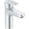 Ideal Standard - Alu+ Miscelatore da lavabo, 120 mm proiezione del beccuccio, Raddrizzatore di flusso, risparmio d'acqua, tecnologia Blue Start, FirmaFlow, elementi principali in alluminio, Silver