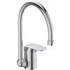 Ideal Standard - Ceraflex, Miscelatore monocomando a bocca alta tubolare con maniglia orizzontale, Cromato