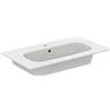 Ideal Standard - i.life A, Lavabo rettangolare top da 84cm, Con foro per la rubinetteria, Con foro troppopieno, Bianco