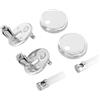 Ideal Standard - Multi Suites, Set di cerniere per sedile copriwater serie Cantica in acciaio inox, T2062BJ, Cromato