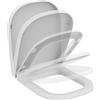 Ideal Standard Active sedile per WC avvolgente, forma a D - Bianco (Alpin)
