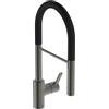Ideal Standard - Gusto Miscelatore cucina, Semi Pro, con doccetta estraibile e due modalità di getto, bocca girevole a 360°, 6,1 l/min, facile da installare con fissaggio EasyFix+, Magnetic Grey