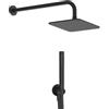 Ideal Standard - Idealrain, Kit doccia 5 pezzi, Set accessori doccia per bagno, Nero seta