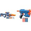 Hasbro Nerf Elite 2.0, Blaster Eaglepoint Rd-8, Tamburo Da 8 Dardi, Mirino E Canna Staccabili, 16 Dardi Nerf & Hasbro Nerf Elite 2.0-Volt SD-1 ini da 8 anni in su, Multicolore, 5.71 x 26.67 x 20.32 cm