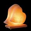 Lampade di Sale Store Lampada di Sale Himalayano Rosa scolpita a forma di doppio Cuore 3-4 kg con luce calda e base in legno