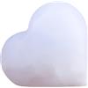 Lampade di Sale Store Saponetta di Sale Himalayano Bianca naturale a forma di Cuore 150 g per massaggi e trattamenti corpo naturali