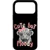 Funny Scottish Highland Cow Designs for Custodia per iPhone 17 Pro Max Carino ma Moody divertente Highland Cow per ragazze dolci ma lunatiche