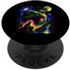 Galactic Amphibian Celestial Retro Art Space Frog Cosmic Moon 90s Vintage Natura Grafica Mistica PopSockets PopGrip Adesivo