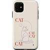 Paw Pact Prints Custodia per iPhone 11 Minimalista Cat Lover Cat Mom Pet Animal