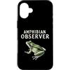 Osservatore Anfibi Palude Natura Custodia per iPhone 16 Plus AmphIbian Observer Rane Palude Selvatica