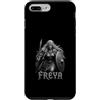 Norse Freyja Valkyrie Warrior Goddess Custodia per iPhone 7 Plus/8 Plus Valkyrie Freyja Dea Norrena Scudo Fanciulla