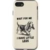 Basset Hound Dog Lover Gifts Custodia per iPhone SE (2020) / 7/8 Wait for Me I Have Little Legs Divertente Basset Hound