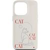Paw Pact Prints Custodia per iPhone 13 Pro Minimalista Cat Lover Cat Mom Pet Animal