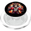 COOL KICKBOXING PRODUCTS Cool Arti Marziali Scimmia Costume Angry Ape Primate Muai Thai PopSockets PopGrip per MagSafe