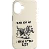Basset Hound Dog Lover Gifts Custodia per iPhone 16 Wait for Me I Have Little Legs Divertente Basset Hound