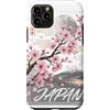 CRAZEELEBAH JAPAN INC Custodia per iPhone 11 Pro GIAPPONE SAKURA CHERRY BLOSSOM MOON BRIGHT STREETWEAR